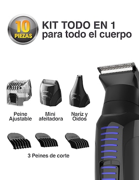 Recortadora para cabello, barba y cuerpo Remington