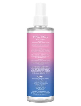 Body Mist Nautica Rose Island para mujer