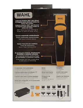 Recortadora de vello facial y corporal Wahl Groomsman Sport