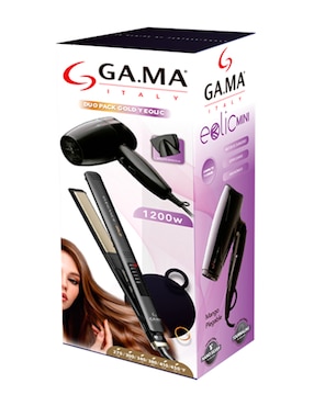 Set secadora de cabello Gama Italy UniQ Aura 3 piezas