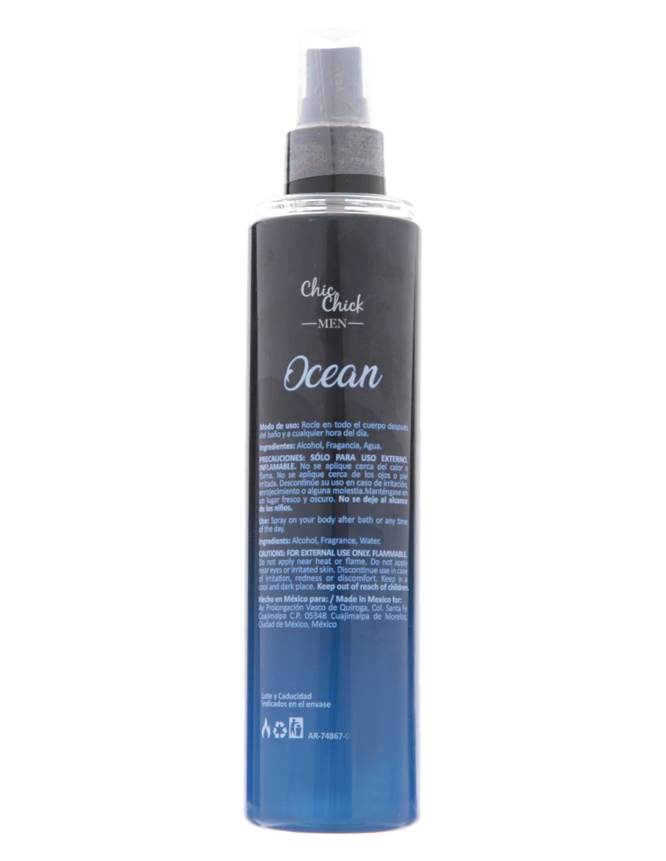 Body mist Ocean para hombre 2