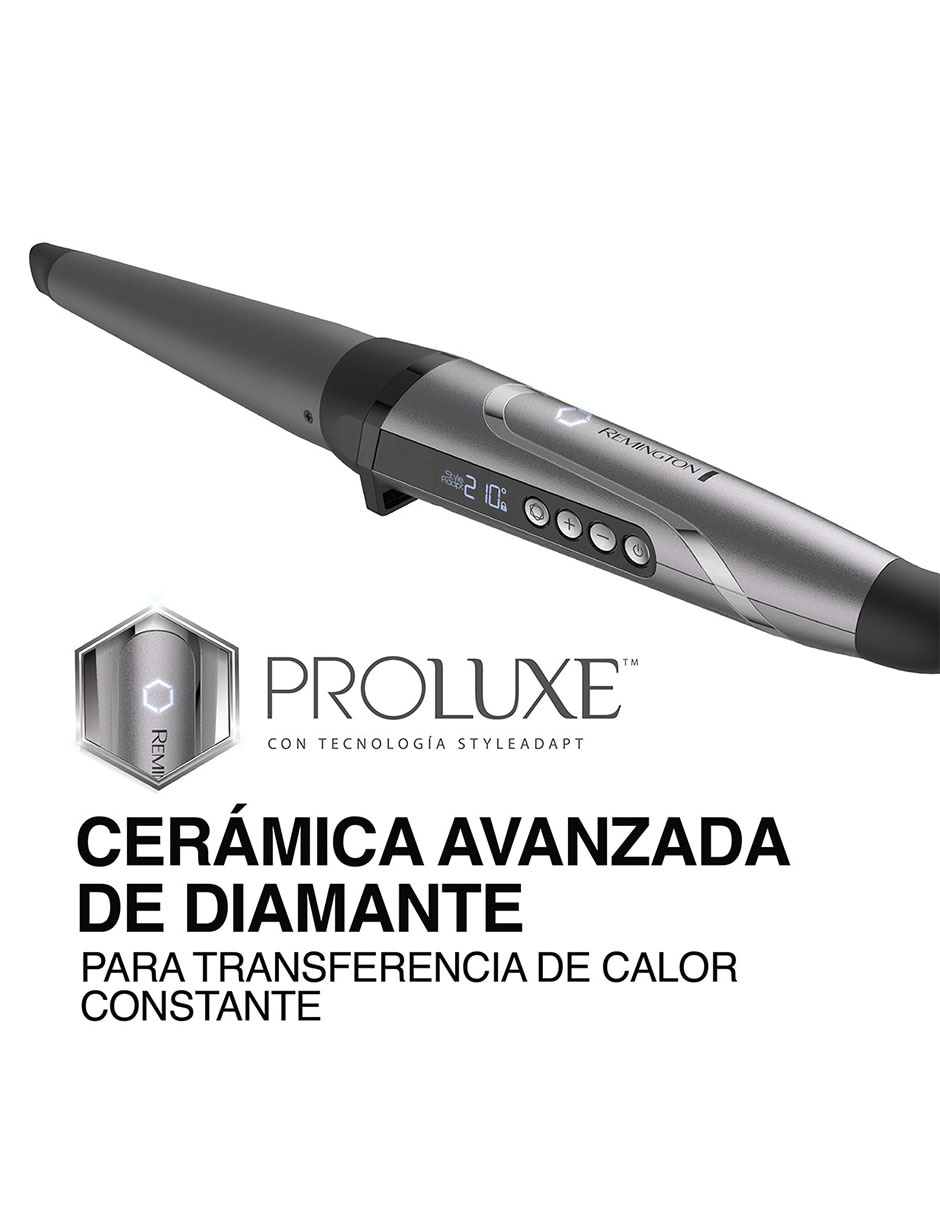 Rizadora de cabello Remington Proluxe 16 mm de cerámica Noches