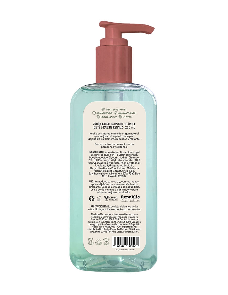 Jabón facial de Extracto de Árbol de Té y Raíz de Regaliz 2